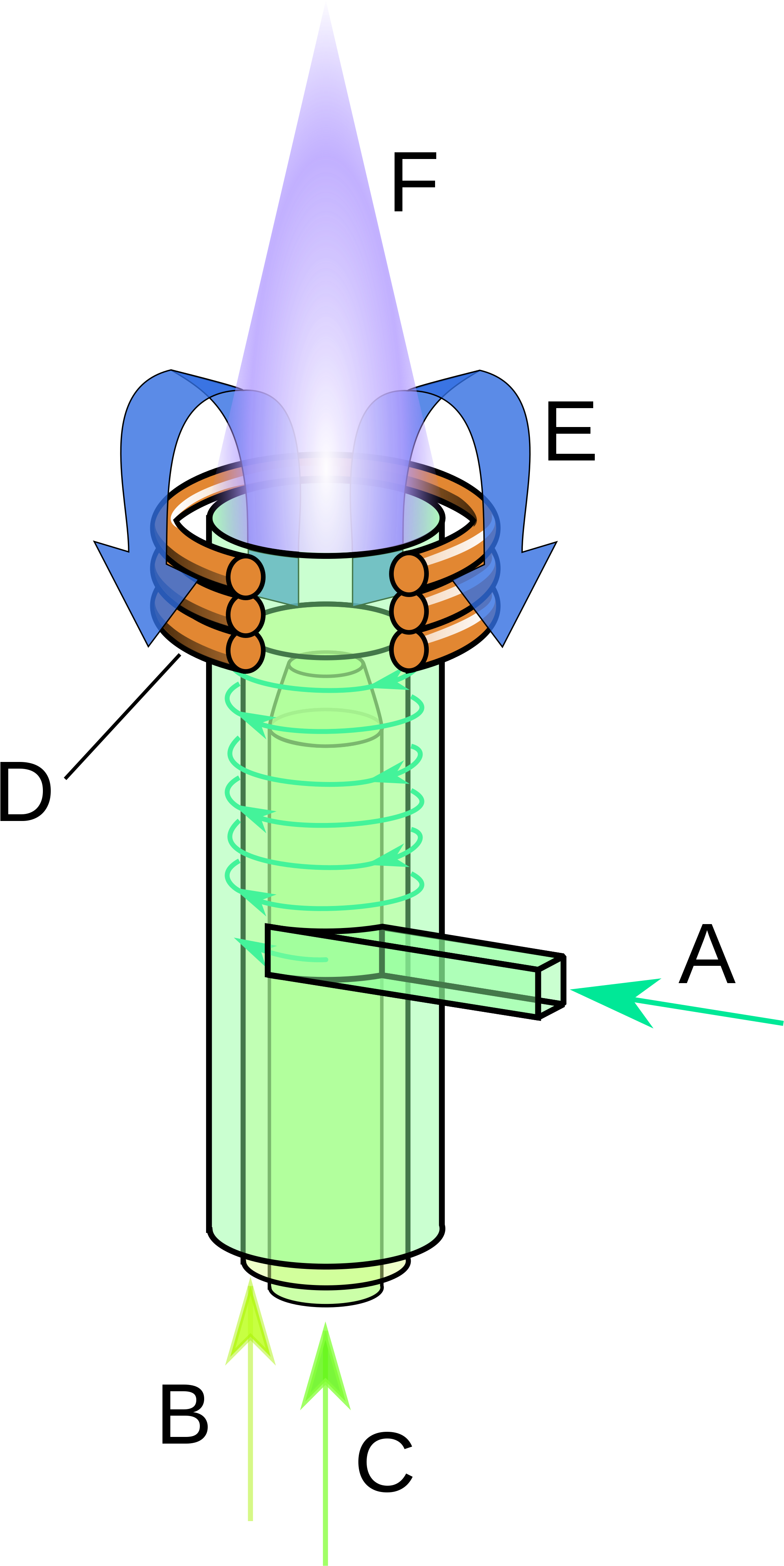File - Icp Torch - Svg - Inductively Coupled Plasma Torch (2000x3978)