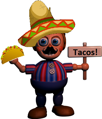 Taco Boy By Meowpokemon - ͡ ͜ʖ ͡ Fnaf (366x417)