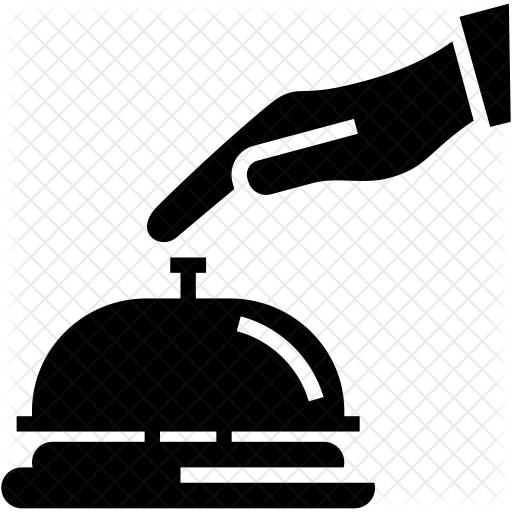 Reception Bell Icon - Service Bell Png (512x512)