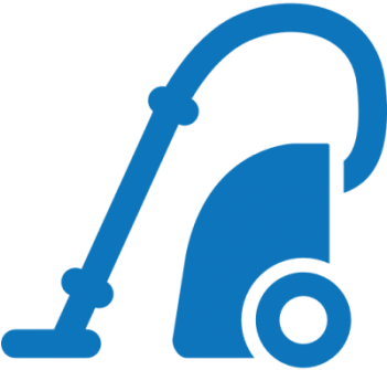 Post-construction Cleaning - Floor Buffing Machine Clip Art (350x350)