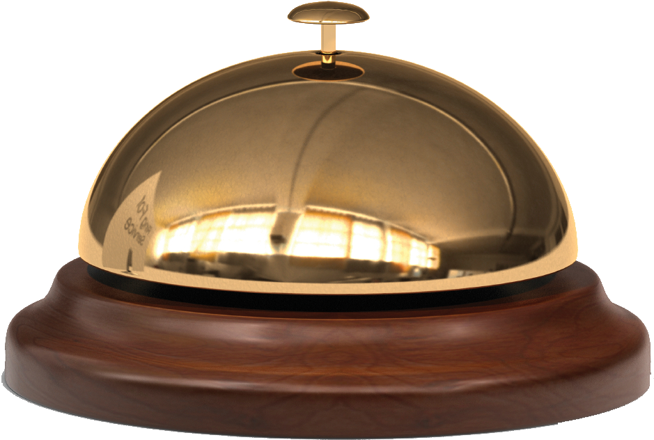 Concierge Desk Bell Clip Art - Customer Service Bell Png (1025x689)