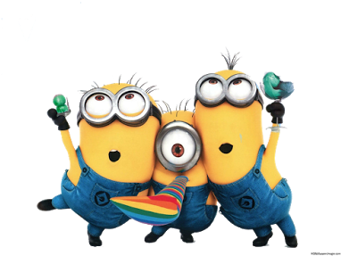 Cheers Minions Png Minionsallday - Bon Anniversaire Minions (400x300)