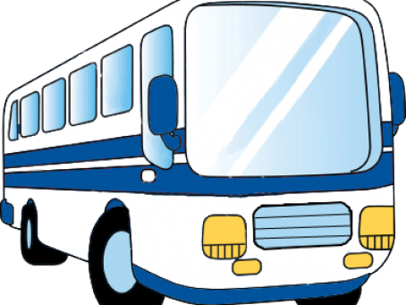 Facebook / Twitter Ok So I Started Taking The Bus To - Cartoon Bus (454x341)