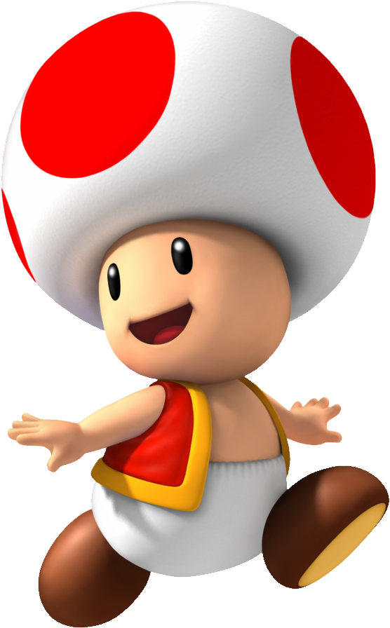 Toad - Toad Mario Transparent (665x1001)