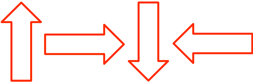 Straight Arrow Set - ลูก ศร สี ขาว Png (1000x327)