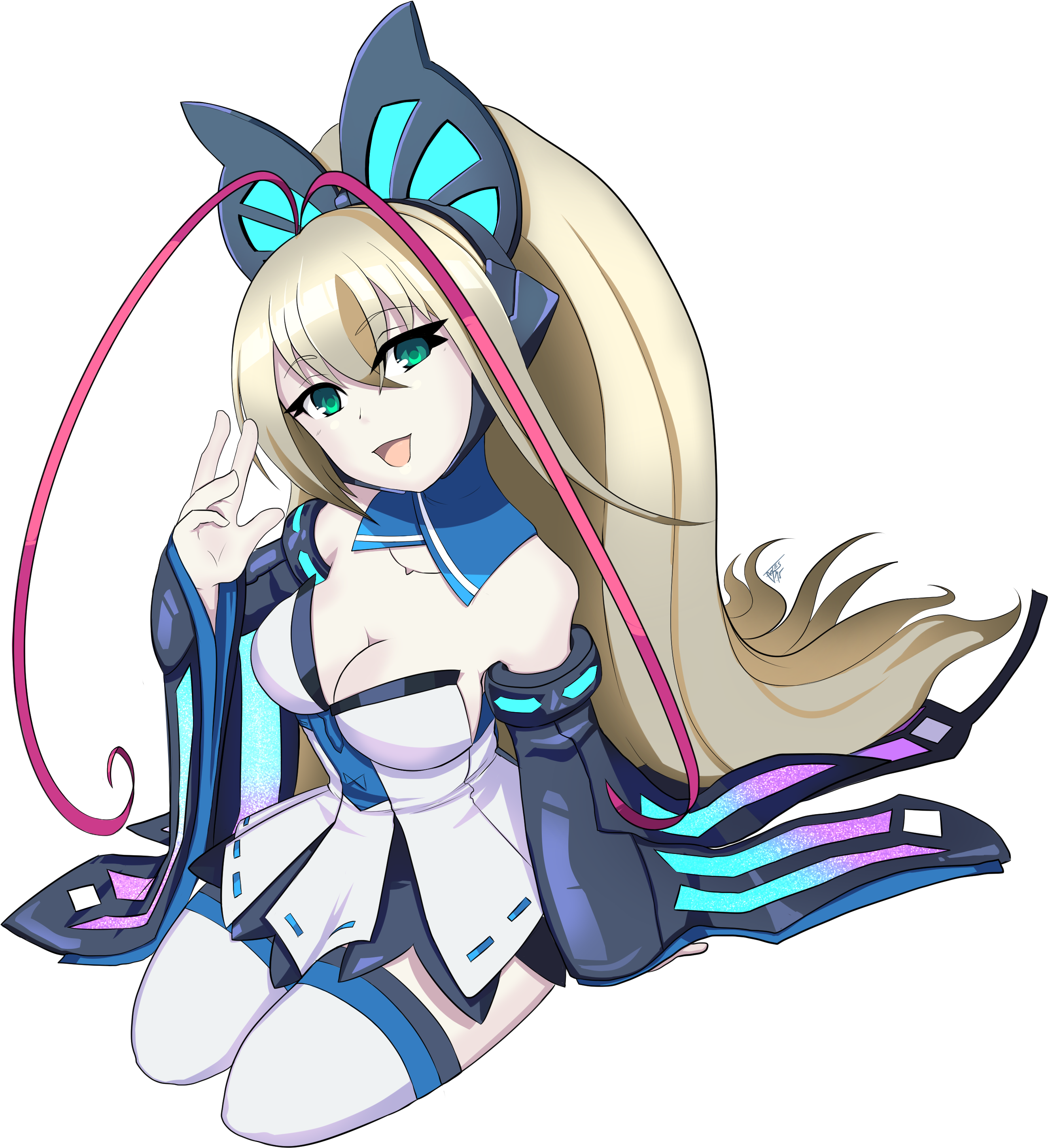 Equipment To Make My Art And Streams Even Better - Gunvolt Lumen (3000x3000)