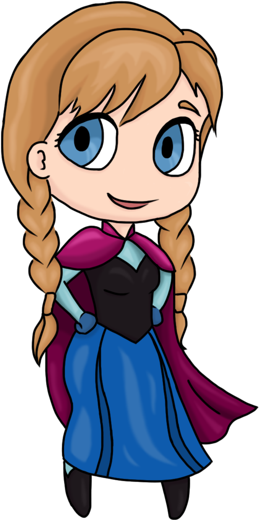 Chibi Anna By The Rose Of Tralee - Anna Frozen Drawing Chibi (1024x1325)