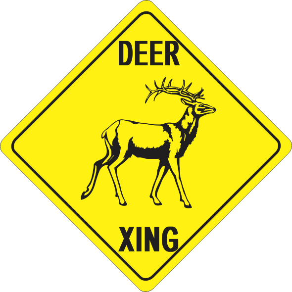 Deer Animal Crossing Signs Image - Cau Lac Bo Bong Da (590x590)