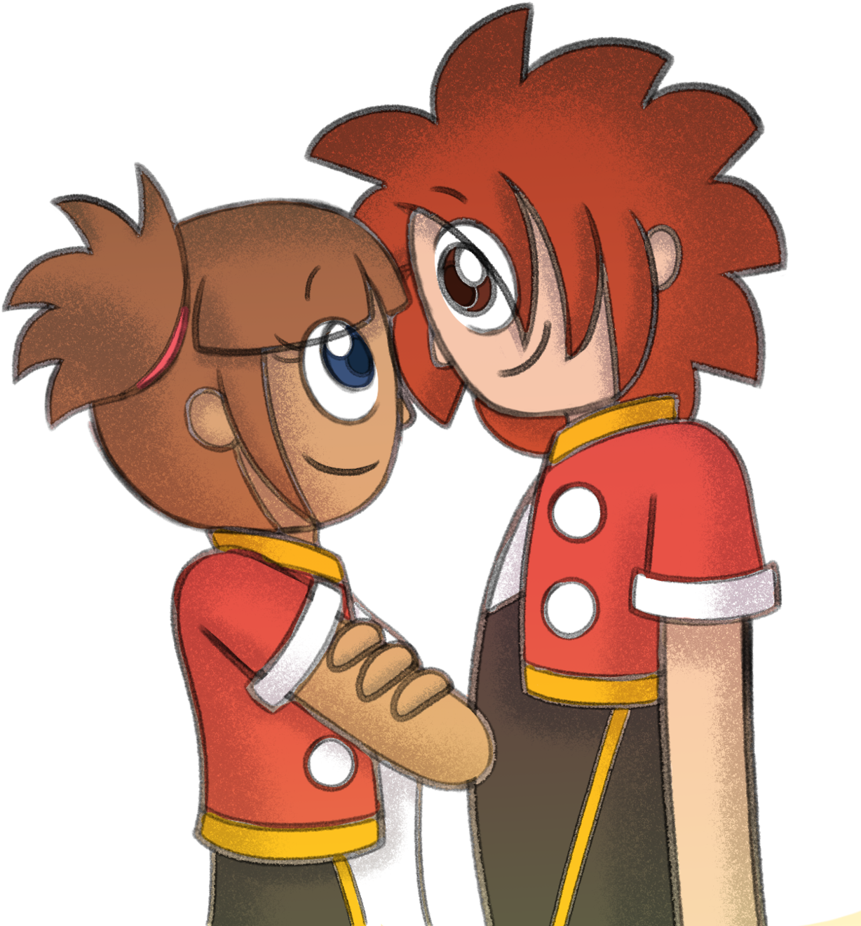 Childhood Otp's~ These Kids Were In Love And Nobody - Cartoon (1280x1365)