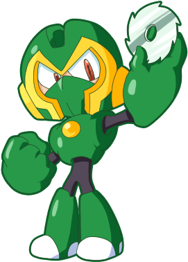 Mm72 Powered Up Saw Man By Hklurch18 - Mega Man Powered Up Game (316x415)