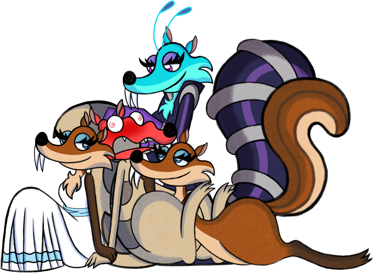 “scrat Is Mine - Scrat X Scratte (1280x936)