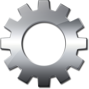 Gears Clipart Silver - Gear (512x512)