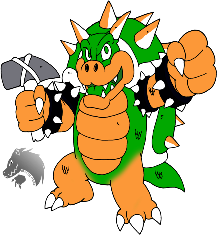 Nes Bowser By Chibi-tediz - Bowser Nes Version (848x942)