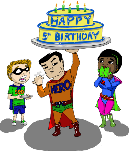 Ppcbirthday2012 - Happy 5th Birthday For Boy (446x520)