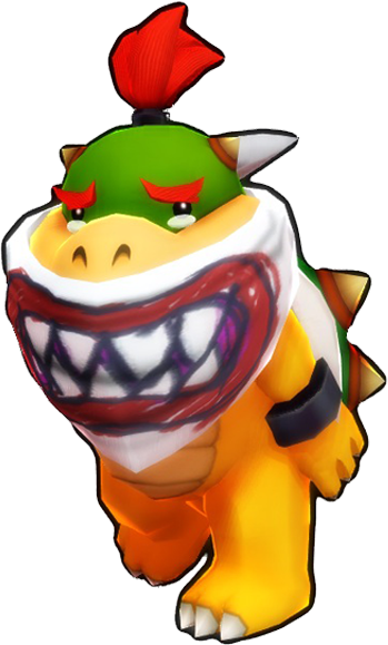 View Samegoogleiqdbsaucenao Sad Bowser Jr , - Bowser Jr Mario Party Island Tour (349x579)