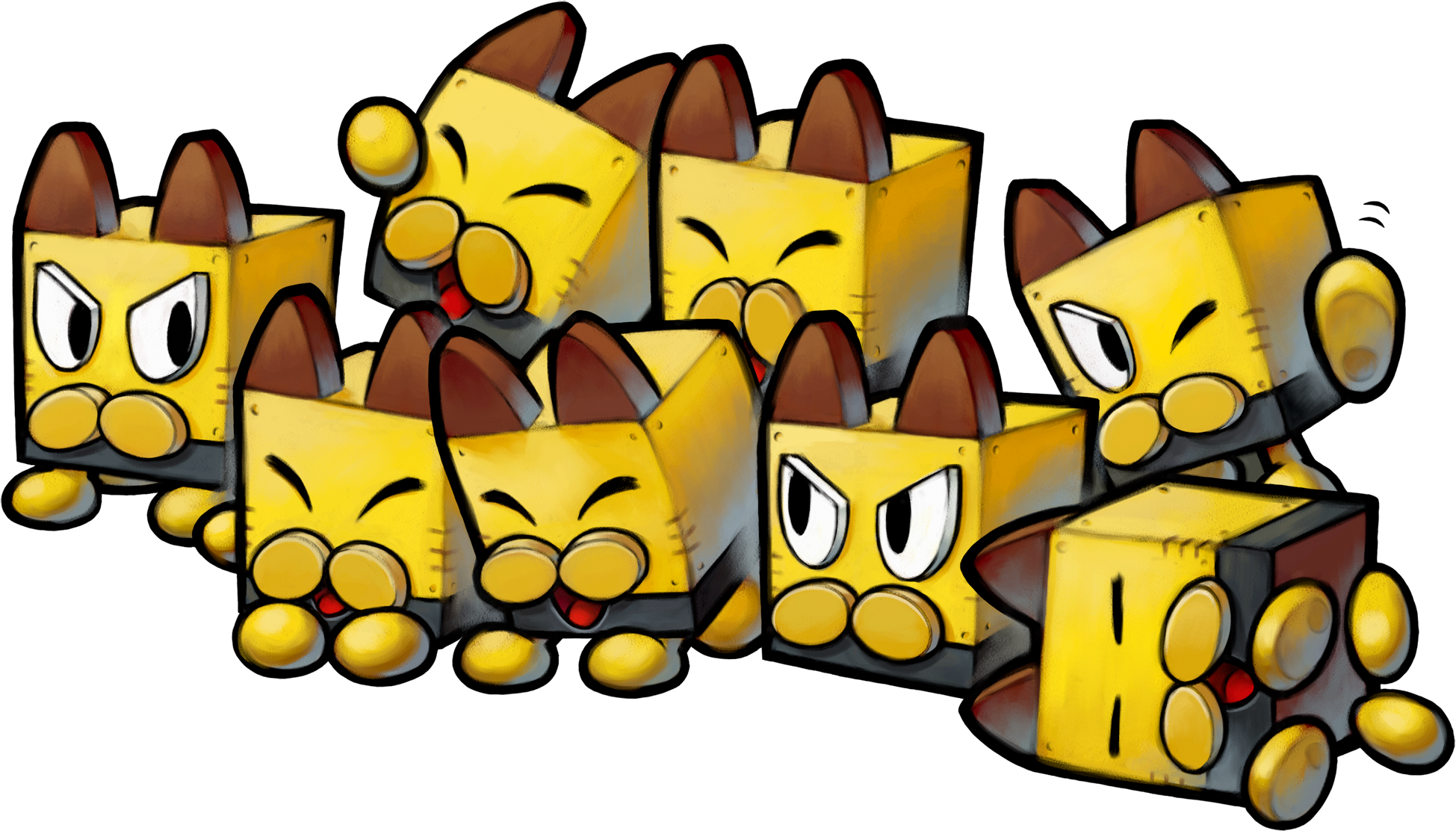 Fourth, They Seem To Know A Bunch Of Secrets About - Mario & Luigi Bowser's Inside Story Enemies (1949x1112)