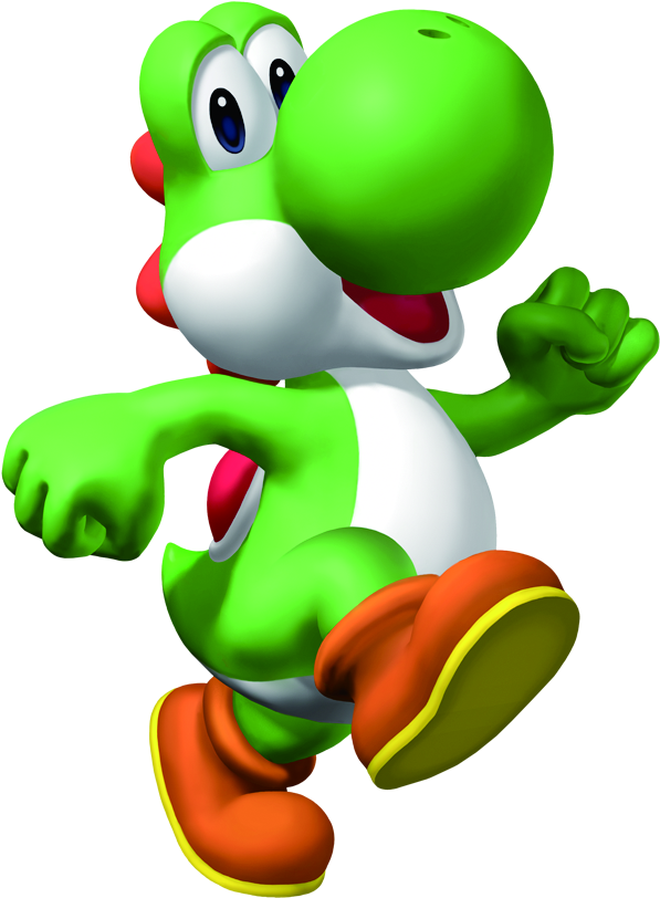 Yoshi Msog Image - Yoshi Mario Png (613x827)