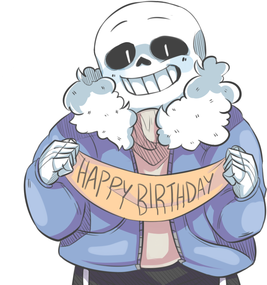 Happy Birthday Buddy By Micchi-draws - Sans Undertale Happy Birthday (1000x1000)
