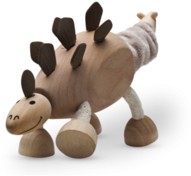 Nature Baby Outfitter - Anamalz Stegosaurus Wooden Toy (350x350)