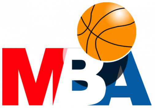 Mba Official Logo - Metropolitan Basketball Association Logo (505x359)