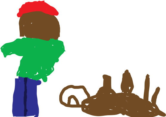 Once Upon A Time In A Far Off Land, There Was A Little - Illustration (910x470)