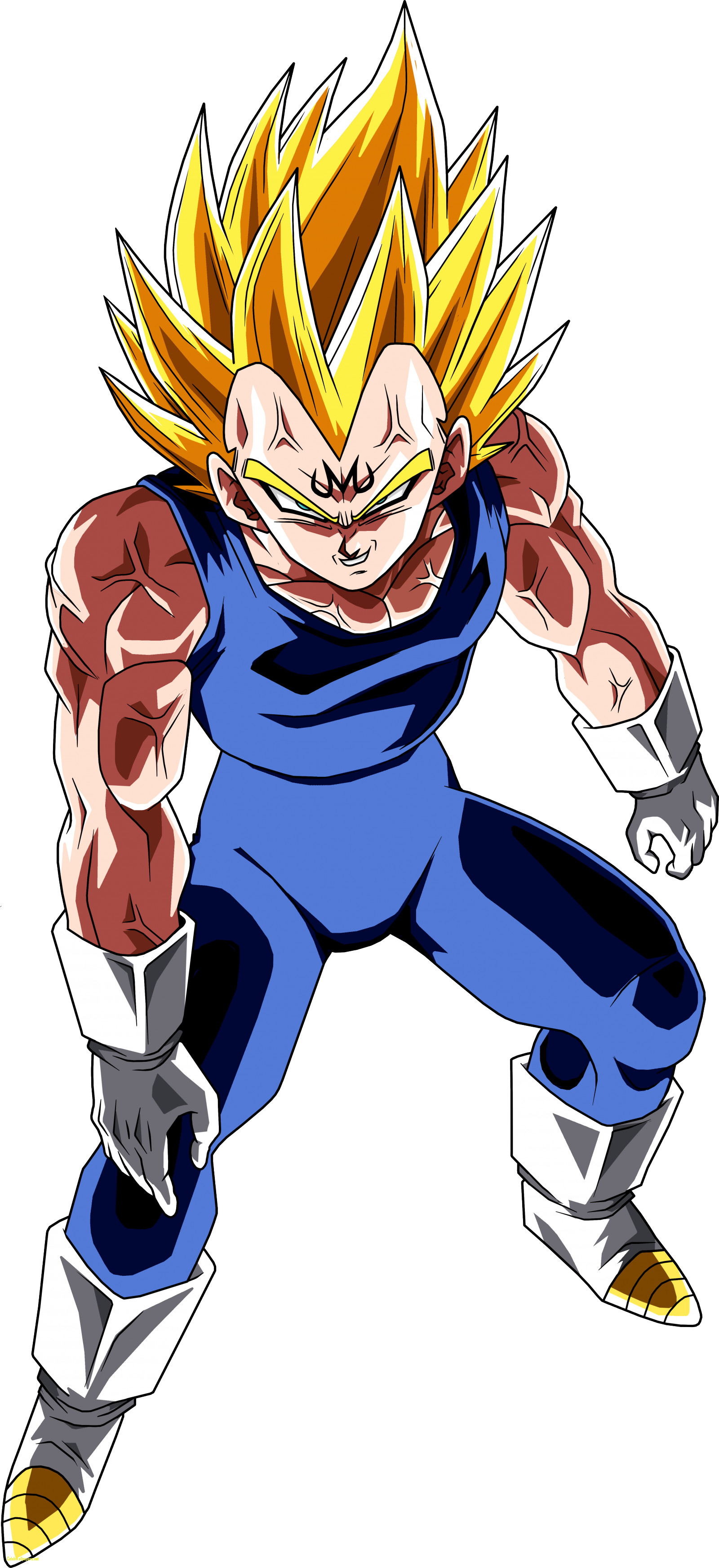 Majin Ve A 2 By Brusselthesaiyan On Deviantart Beautiful - Majin Vegeta Png (1600x3488)