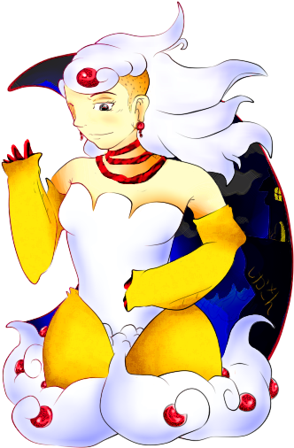 Mega Ampharos Gijinka By Sheikahyobunz - Ampharos Anthro (500x550)
