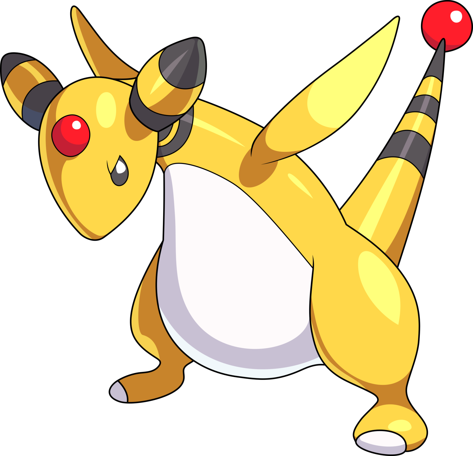 Ampharos Pokémon Bulbapedia The Communitydriven - Pokemon Ampharos Png (1600x1544)