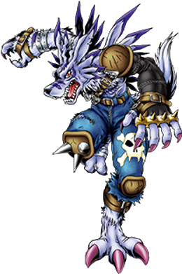 Buu Saga Vegeta - Weregarurumon Digimon World 2 (400x400)