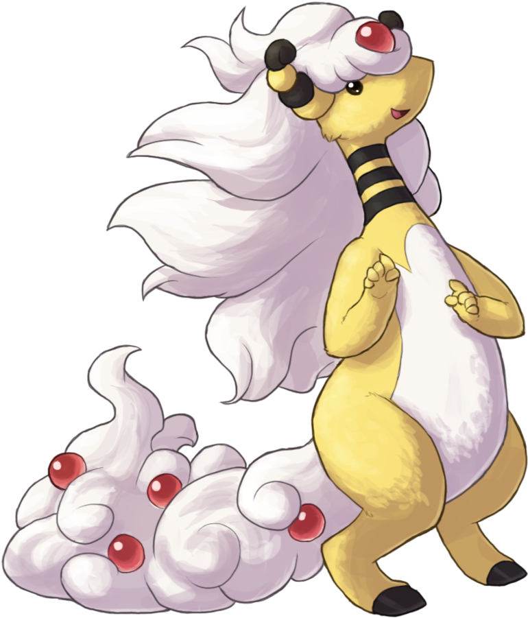 Mega Ampharos By Krisantyne - Mega Ampharos (842x948)