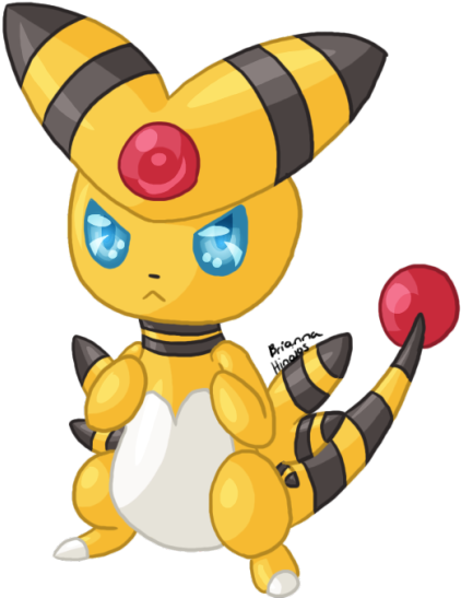 Included Mega Ampharos Cuz I Love The Mareep Line Meet - Victini (540x635)