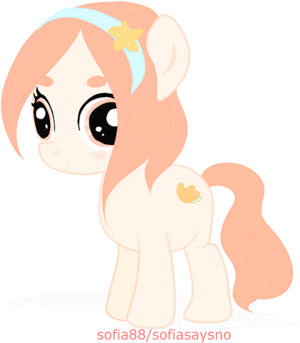 Ginger Coral [my Little Pony Oc - Cartoon (951x841)