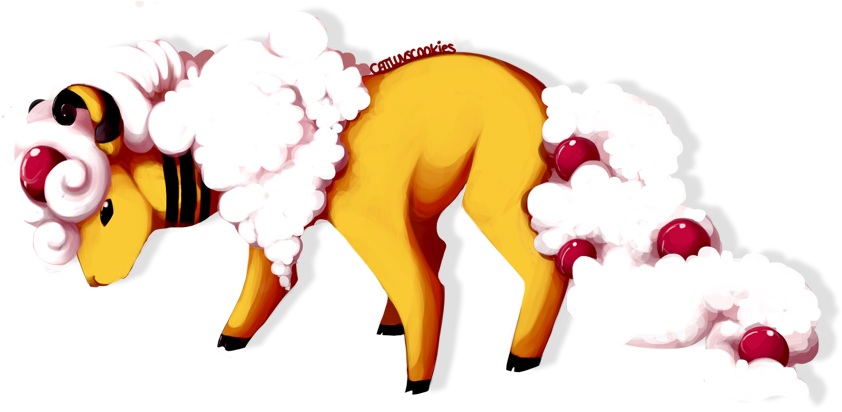 Mega Ampharos By Catluvscookies - Ampharos (933x414)