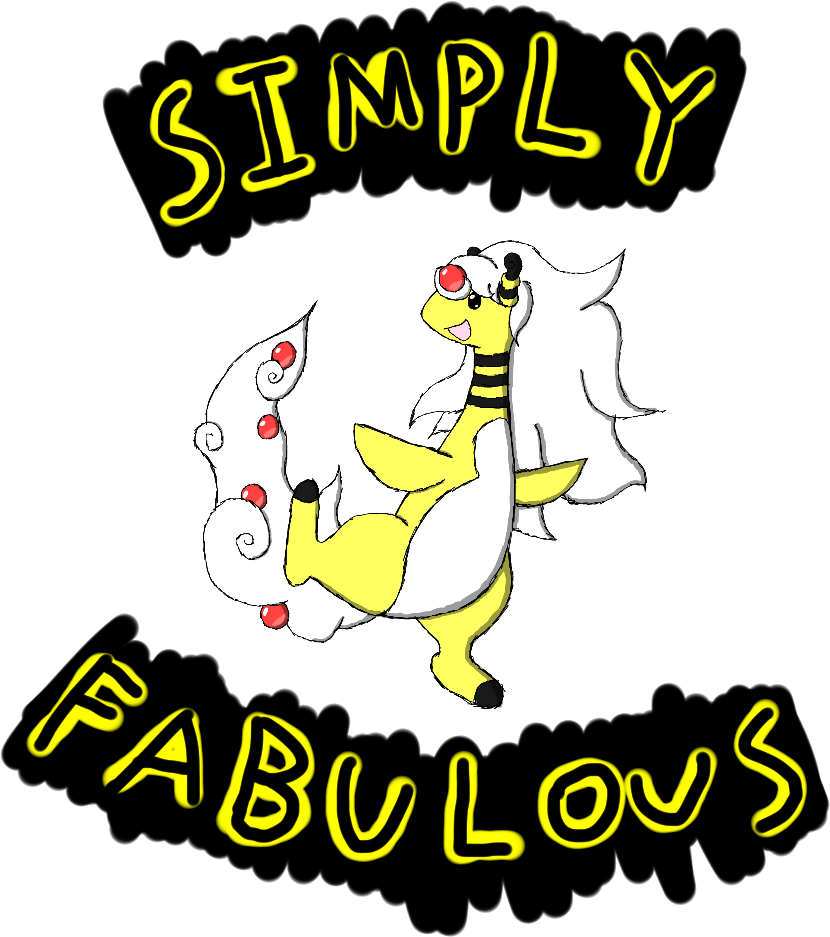 Mega Ampharos Is Fabulous By Duganderer Mega Ampharos - Mega Ampharos Is Fabulous By Duganderer Mega Ampharos (3317x3292)