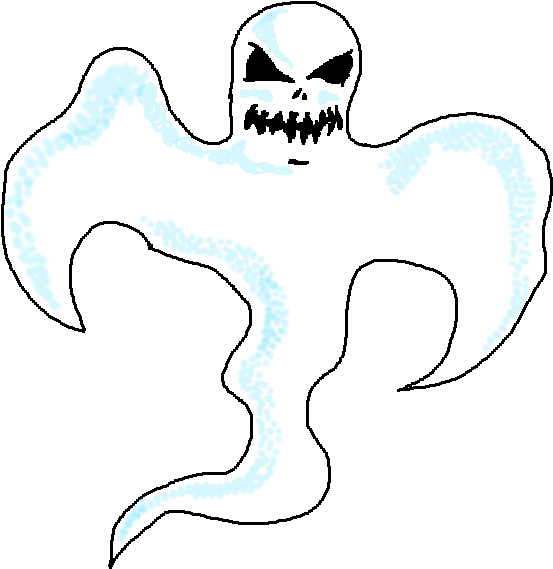 Free To Use Public Domain Ghost Clip Art - Scary Ghost Clipart (600x600)