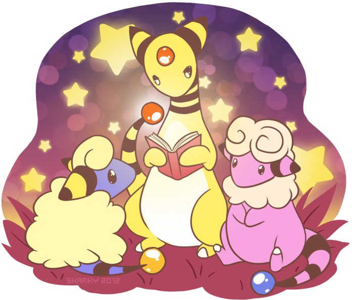 Counting Sheep By Albinosharky - Linea Evolutiva De Mareep (703x602)
