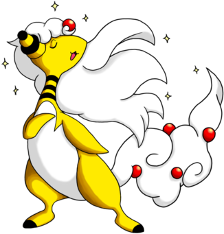 Mega Ampharos - - Pokemon Kawaii Mega Ampharos (500x375)