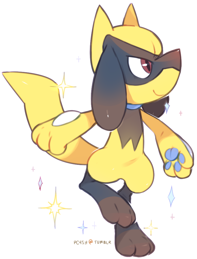 Shiny Riolu By Mblock - Shiny Riolu And Lucario (782x1026)