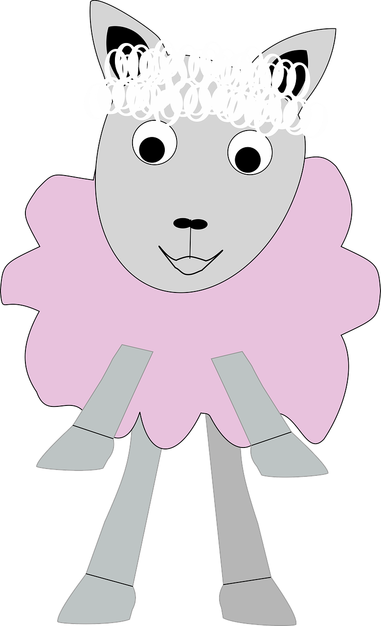 Sheep Lamb Emoji Smile Happy Png Image - Sheep (779x1280)