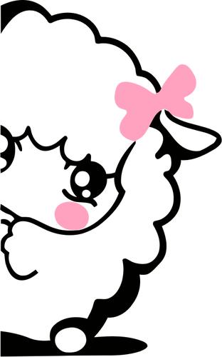 Shy Lamb Icon - Shy Clipart (312x500)