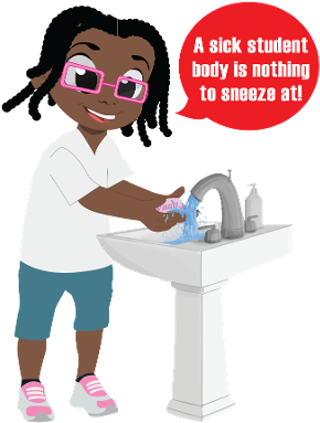 Clean Hands Coalition - Cartoon (327x446)