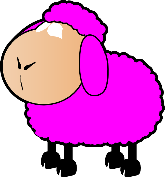 Brown Sheep Clipart (558x597)