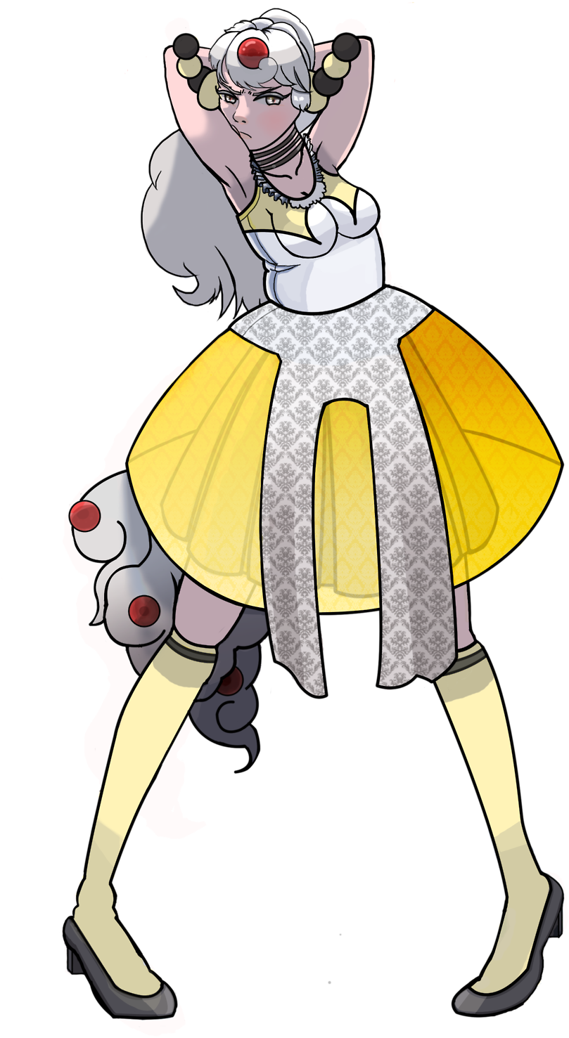 Mega Ampharos Kak O San - Cartoon (1280x1811)