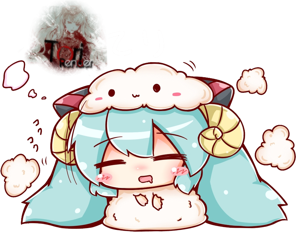 Miku Sheep Render By Tori By Hojoukawatori - Sheep Anime (1024x768)
