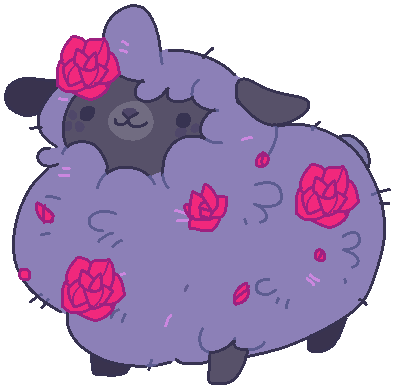 Sheep Adoptable - Cartoon (414x408)