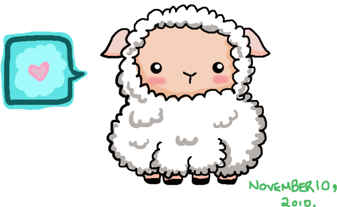 Little Muro Sheep Doodle By Tsukarii - Doodle (900x567)