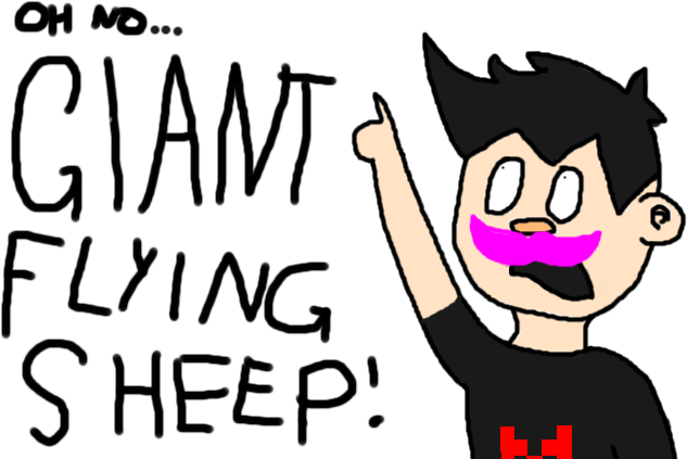 Markiplier- Flying Sheep By Dannyman12 - Artist (660x440)
