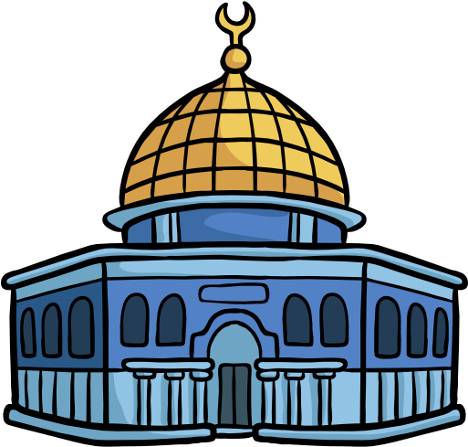 Dome Of The Rock Free Icon - Dome Of The Rock Png (1200x630)