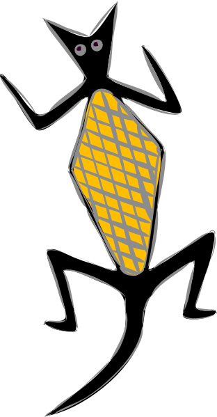 Free Vector Lizard Clip Art - Best Gift - Arrow Tree Hoodie/t-shirt/mug Black/navy/pink/white (416x800)