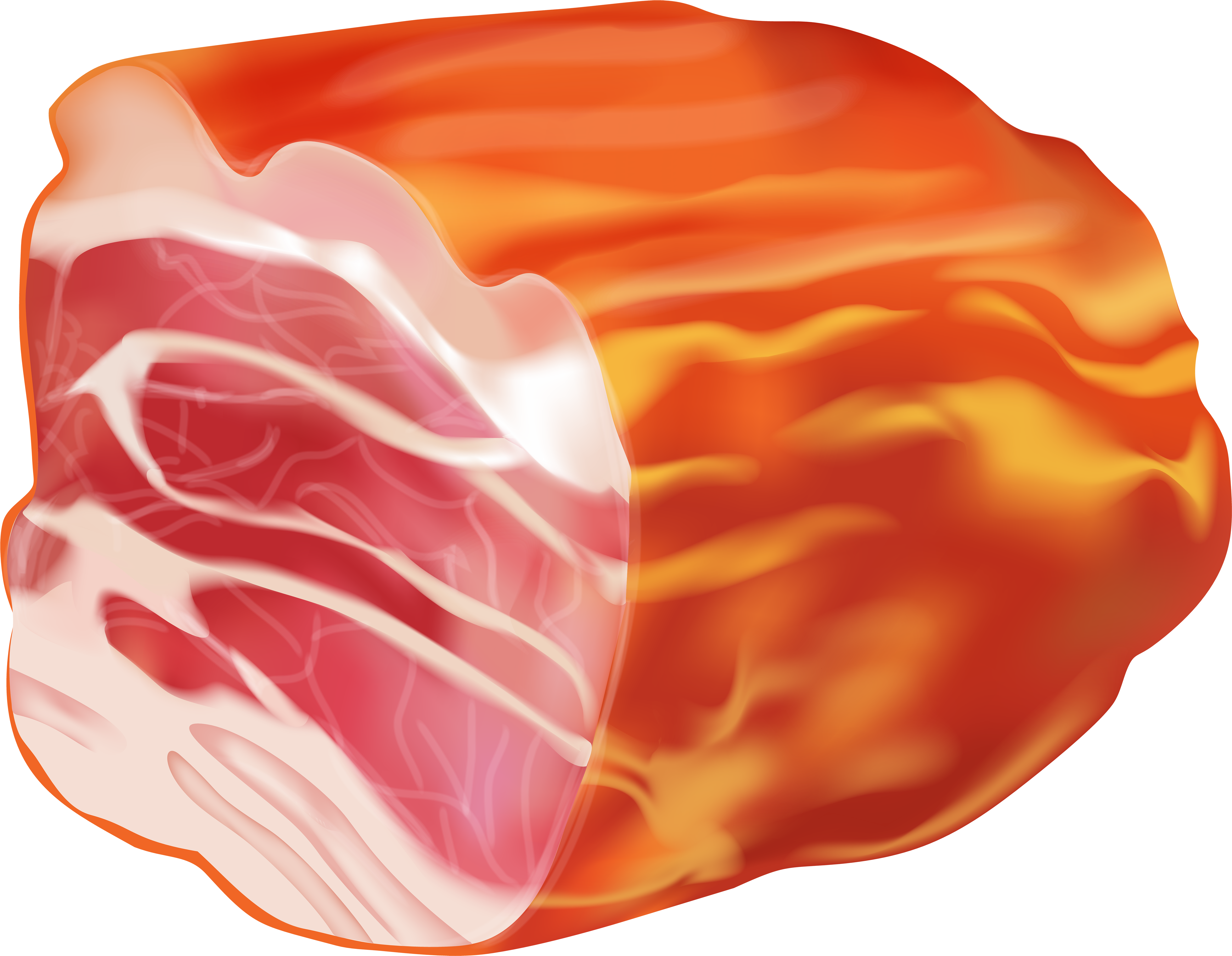 Bacon Png Clip Art - Bacon Clipart (6000x4657)